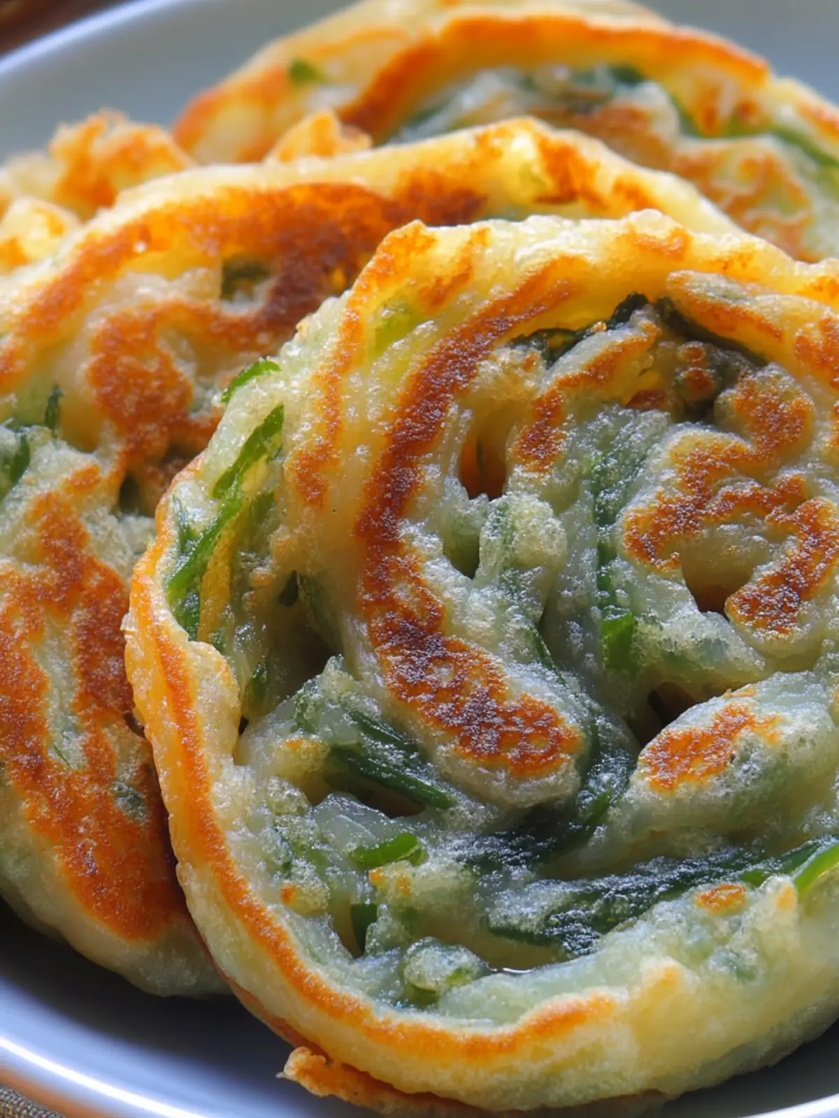 Delicious Rice Paper Scallion Pancakes Ready in Minutes 2 Rice Paper Scallion Pancakes