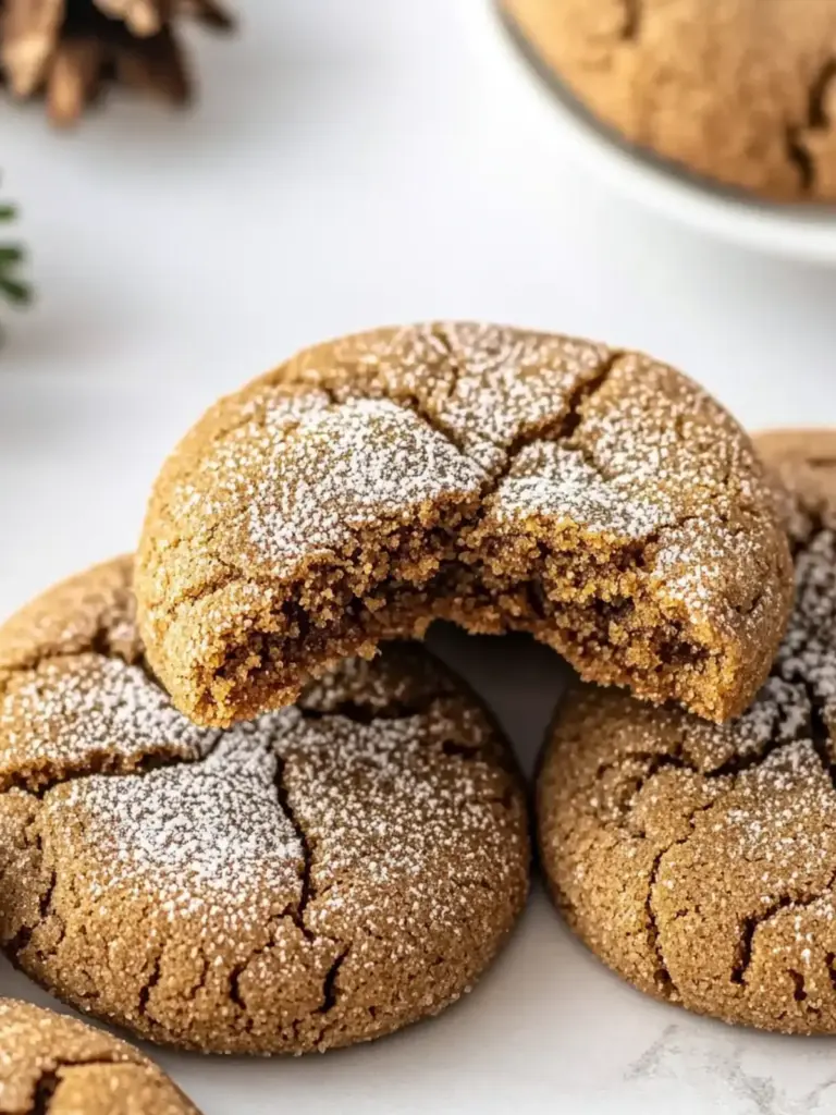 Molasses Crinkle Cookies