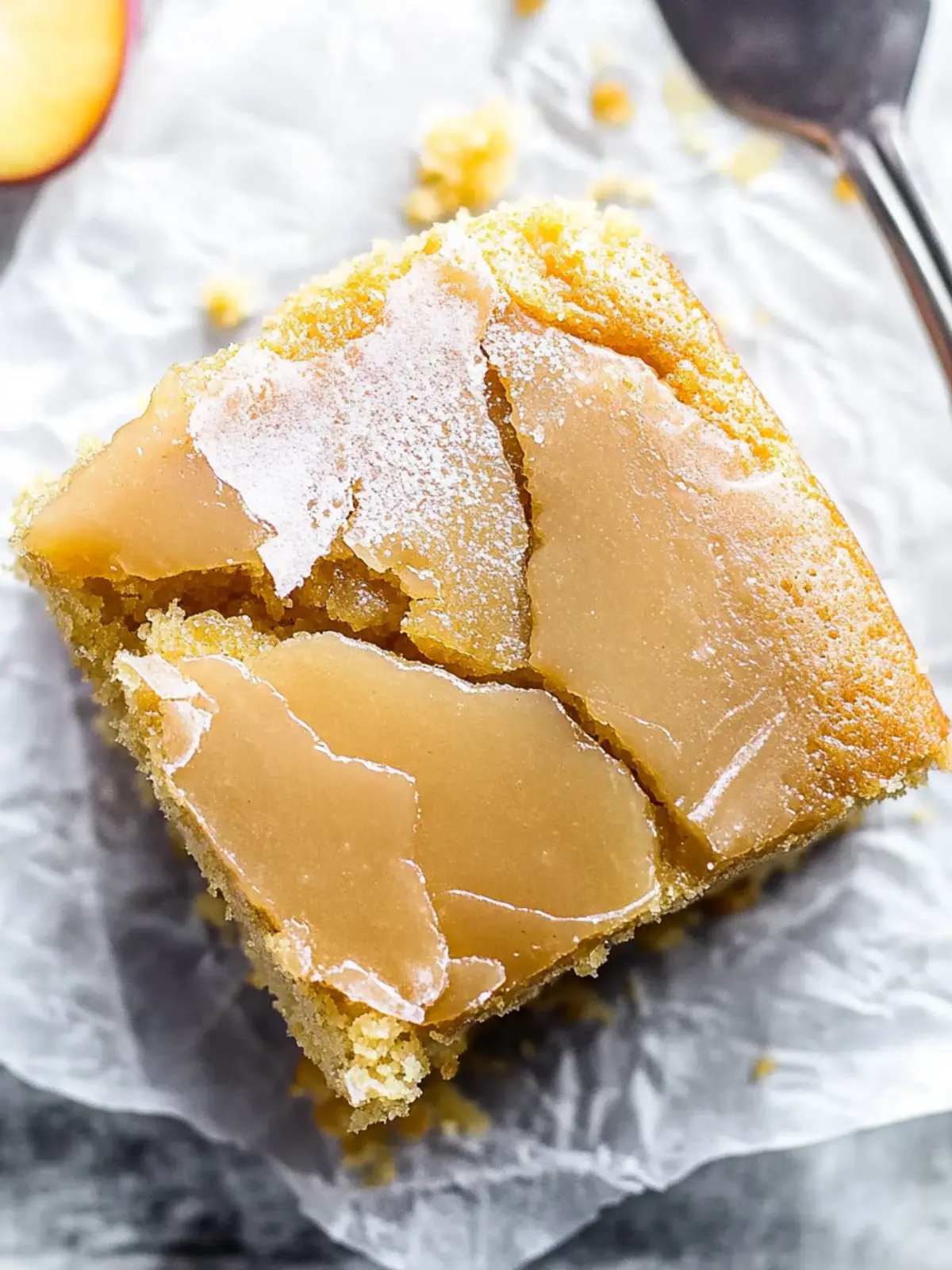 Brown Sugar Peach Cake