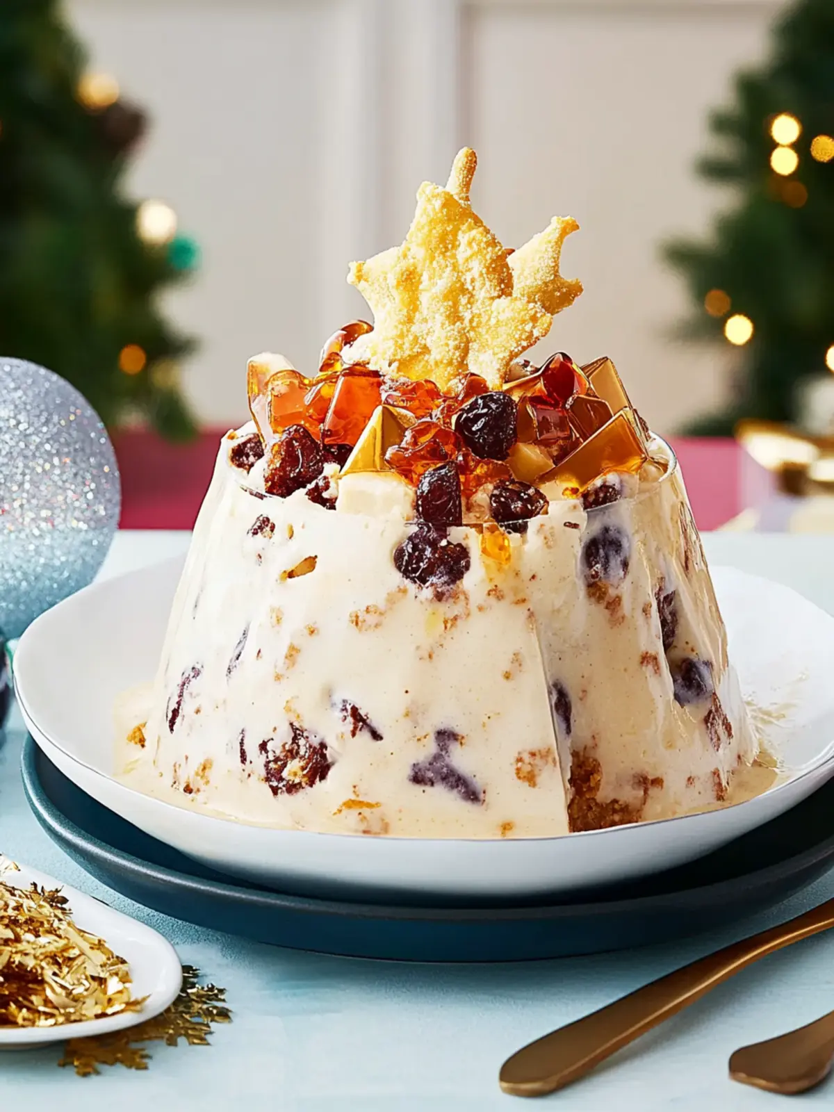Brandy Butter Christmas Pudding