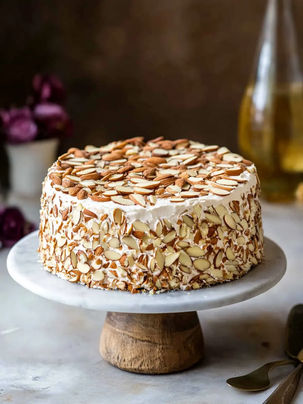 Delicious Toasted Almond Cream Cake to Elevate Your Baking Game 4 Toasted Almond Cream Cake