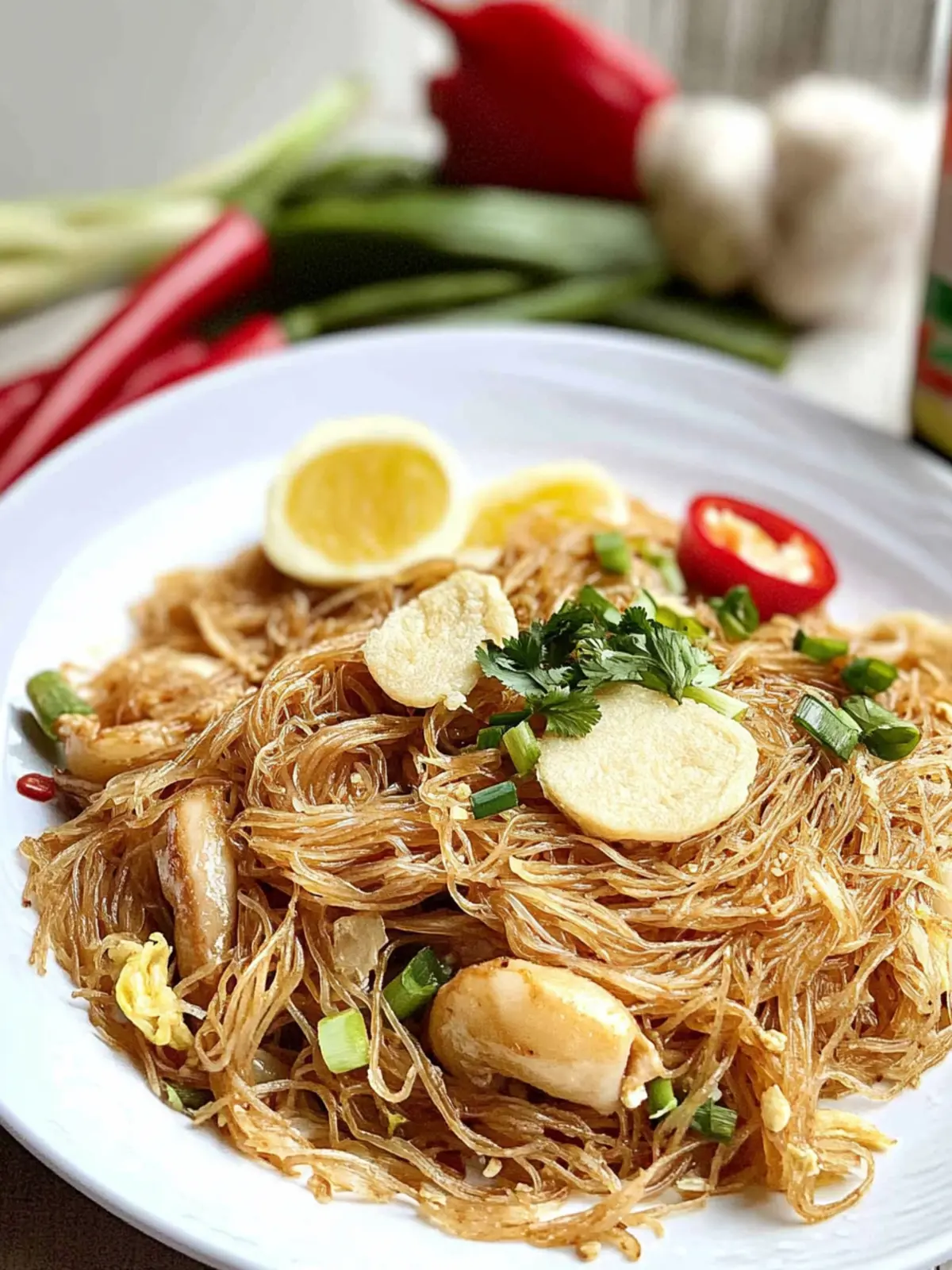 Spicy Singapore Mee Siam Goreng: A Breakfast Delight Delivered! 2 Singapore Mee Siam Goreng