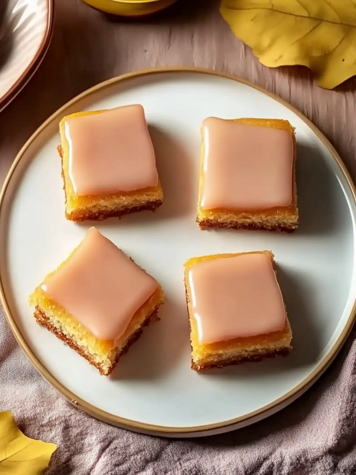 Baked Maple Donut Bars