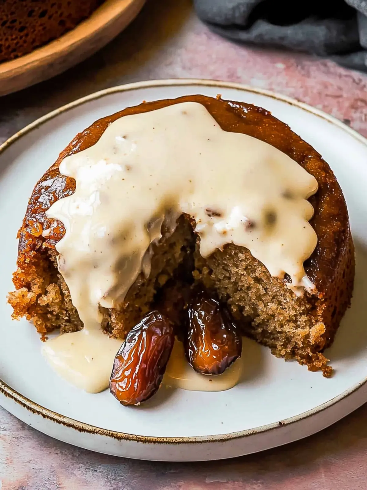 Deliciously Moist Date Cake with Irresistible Toffee Sauce 5 Date Cake