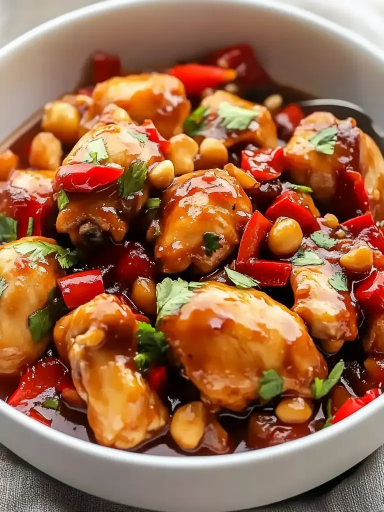 Crockpot Kung Pao Chicken