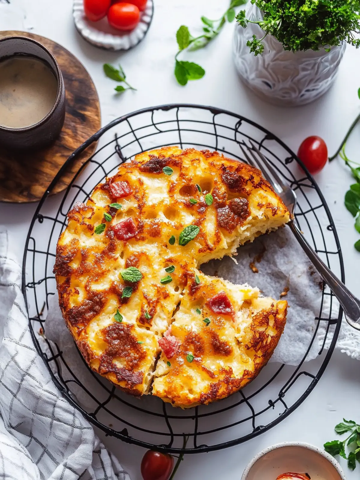 Savoury Baked French Toast