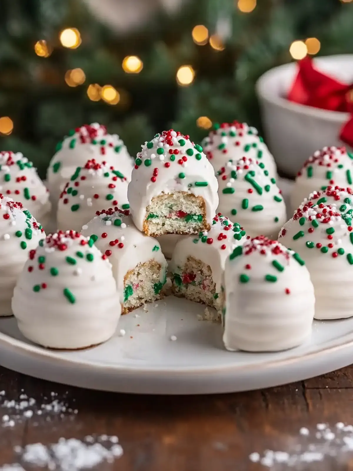 Easy Little Debbie Christmas Tree Cake Truffles to Wow Your Guests 2 Little Debbie Christmas Tree Cake Truffles