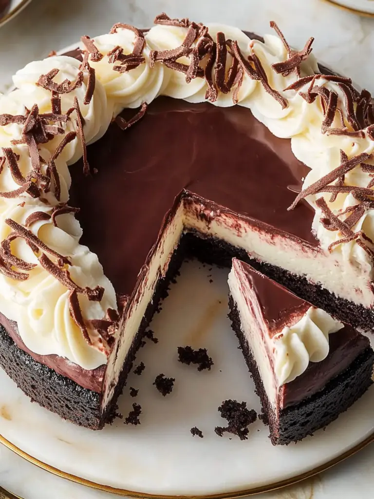 Olive Garden Black Tie Mousse Cake