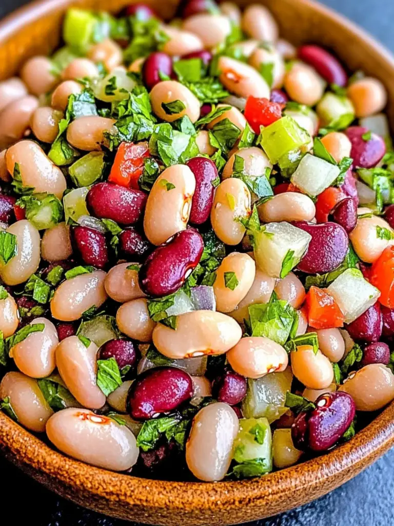 Colorful 3 Bean Salad