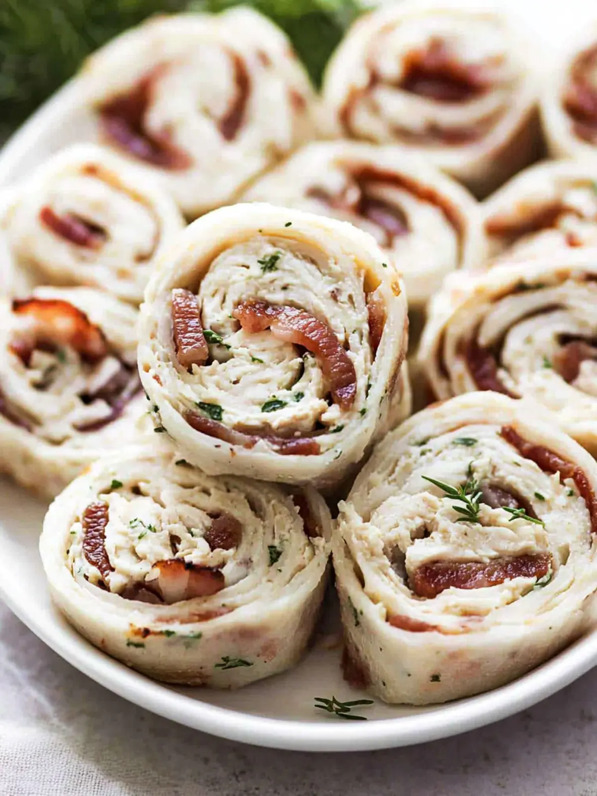 Chicken Bacon Ranch Pinwheels