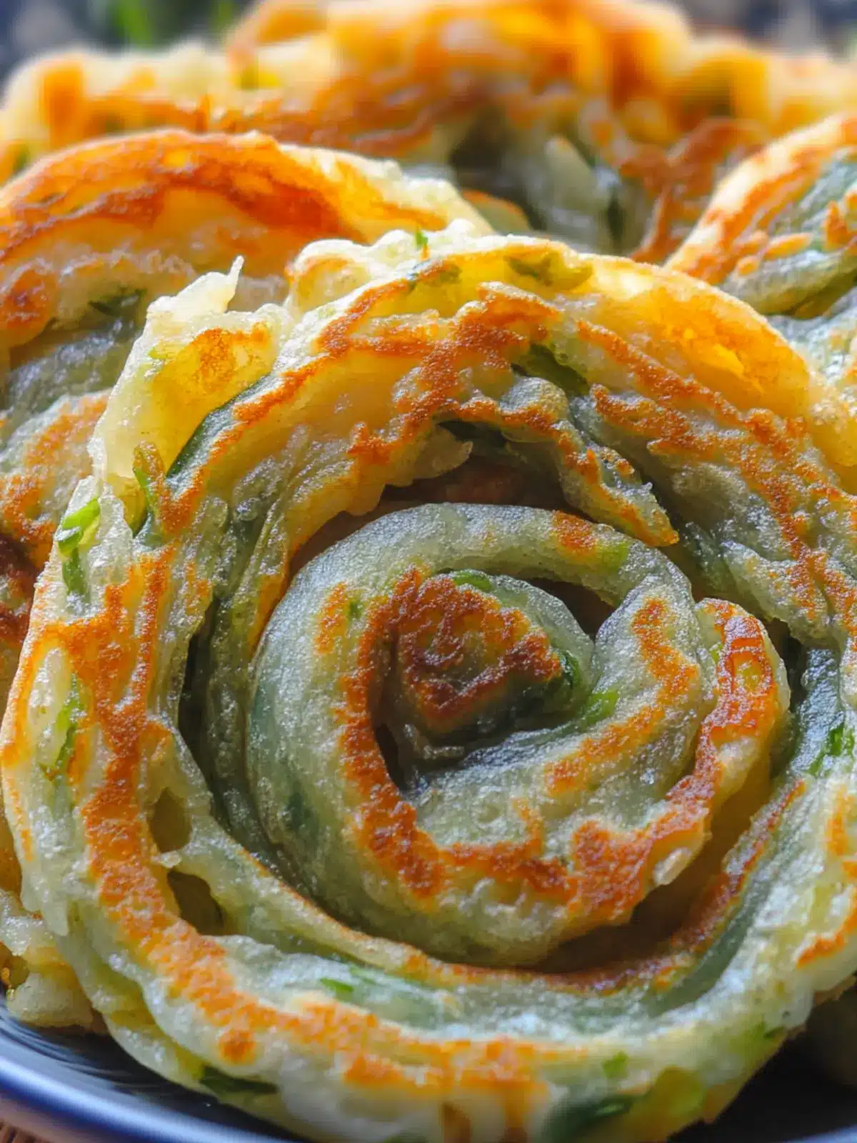 Delicious Rice Paper Scallion Pancakes Ready in Minutes 3 Rice Paper Scallion Pancakes