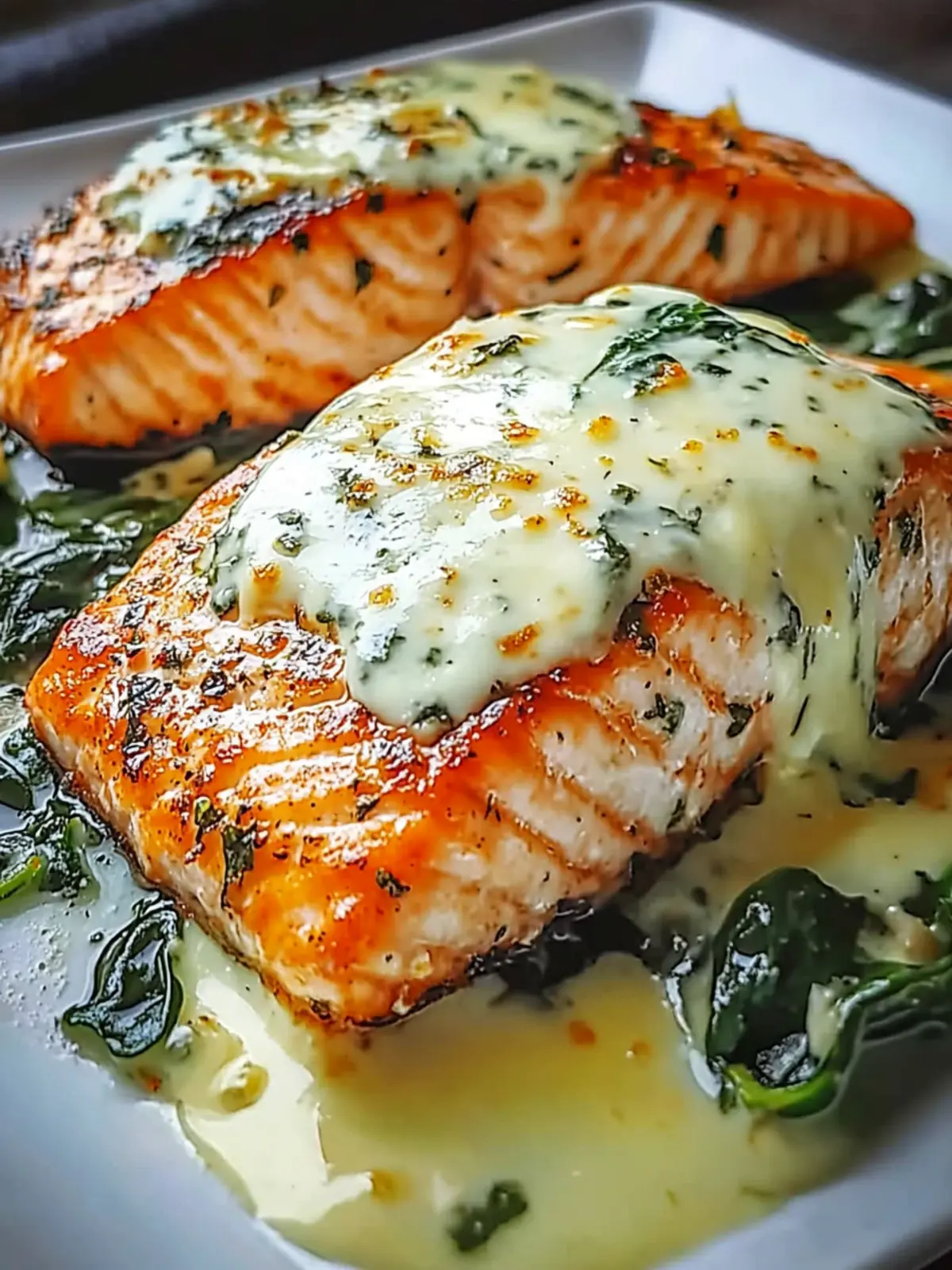 Delicious Baked Salmon with Spinach Mozzarella for Quick Dinners 4 Baked Salmon with Spinach Mozzarella