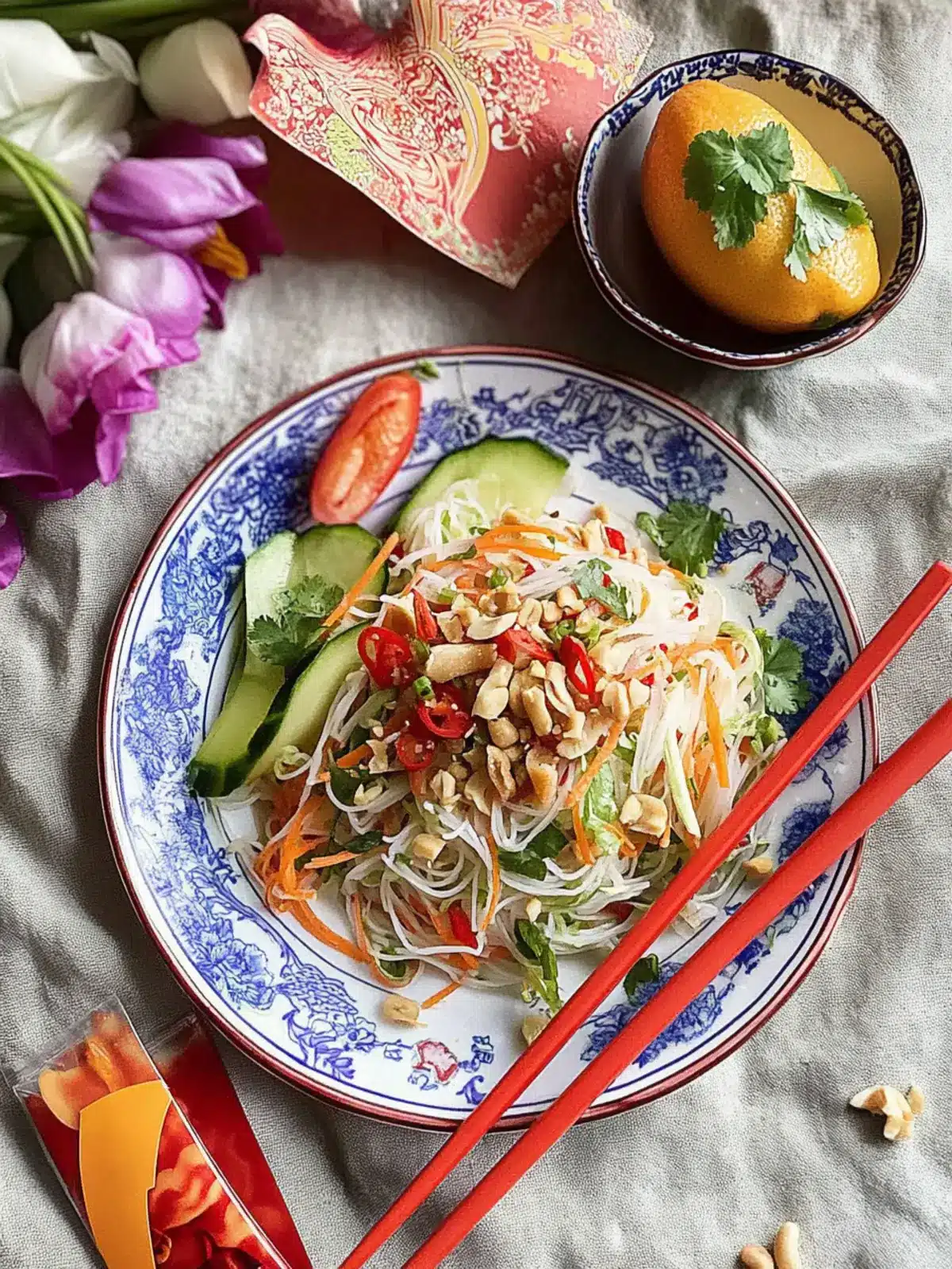 Savory Thai Vermicelli Noodle Salad Your Easy Festive Go-To 3 Thai Vermicelli Noodle Salad