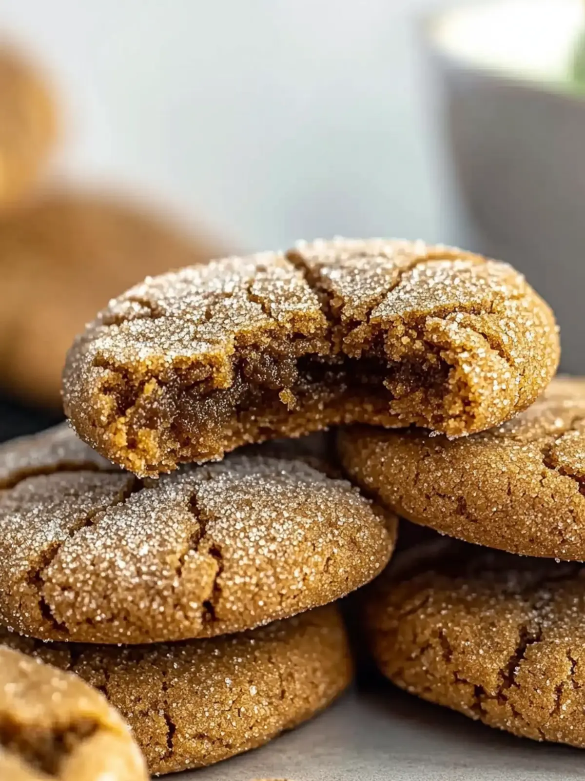 Decadent Molasses Crinkle Cookies That Melt in Your Mouth 4 Molasses Crinkle Cookies