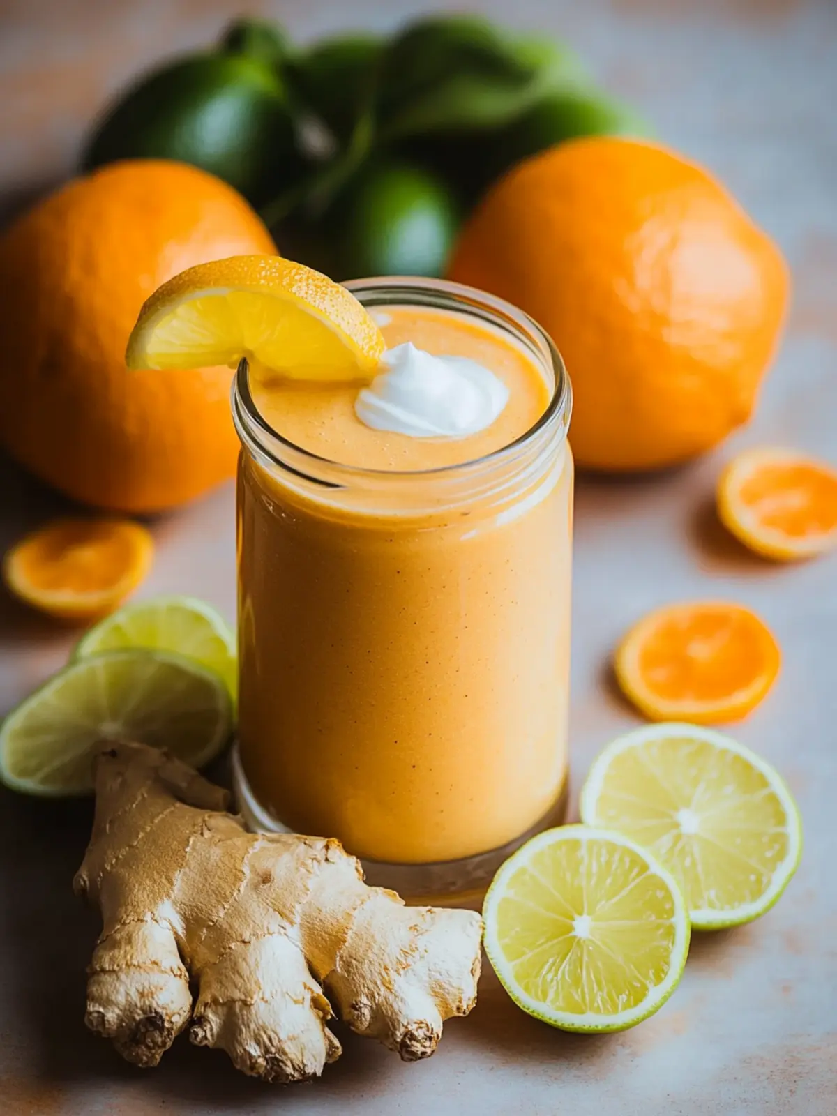 Revitalize Your Day with Citrus Ginger Revitalizing Smoothie 3 Citrus Ginger Revitalizing Smoothie