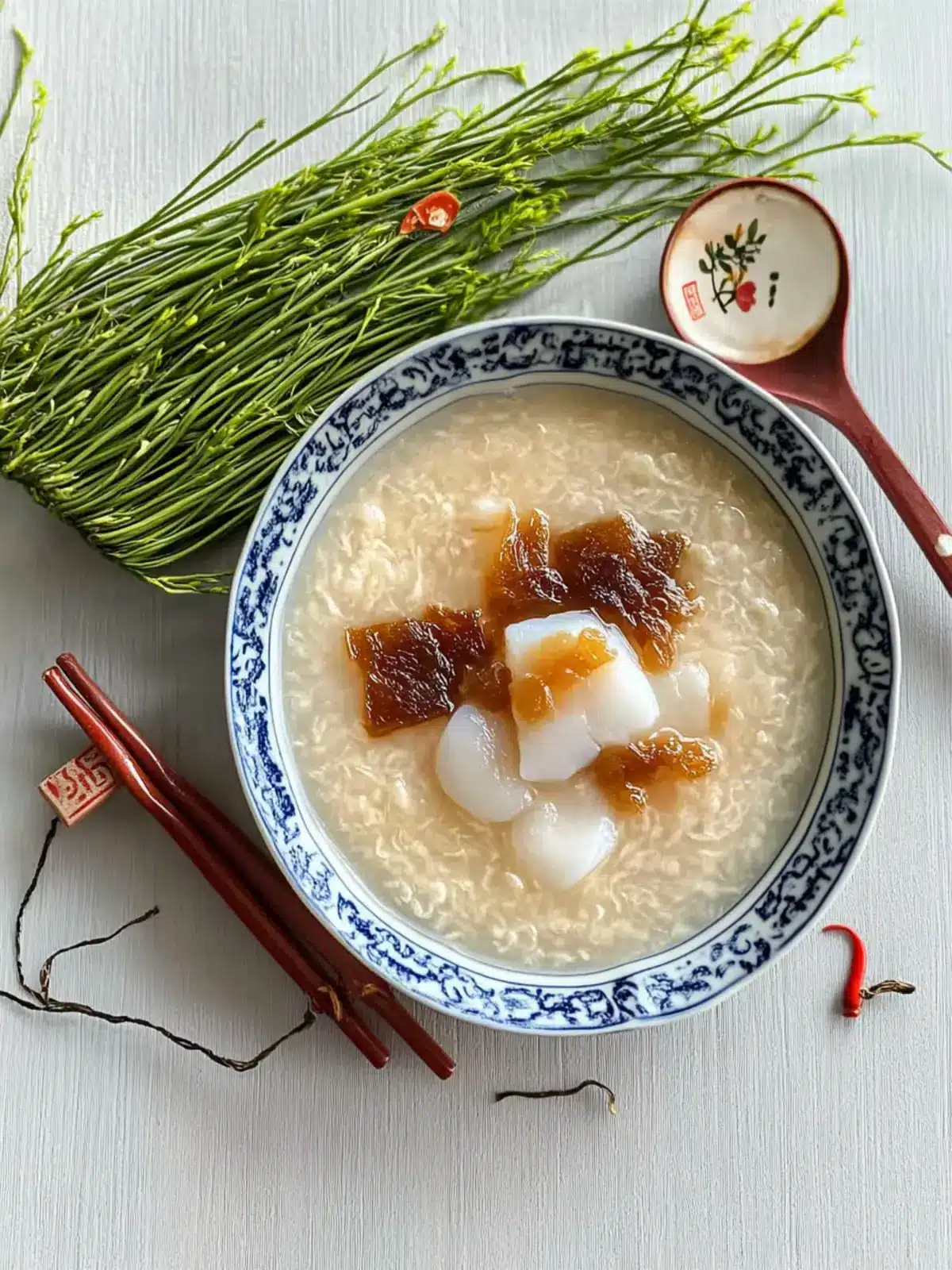 Creamy Dried Scallop Congee for Ultimate Comfort and Warmth 4 Dried Scallop Congee