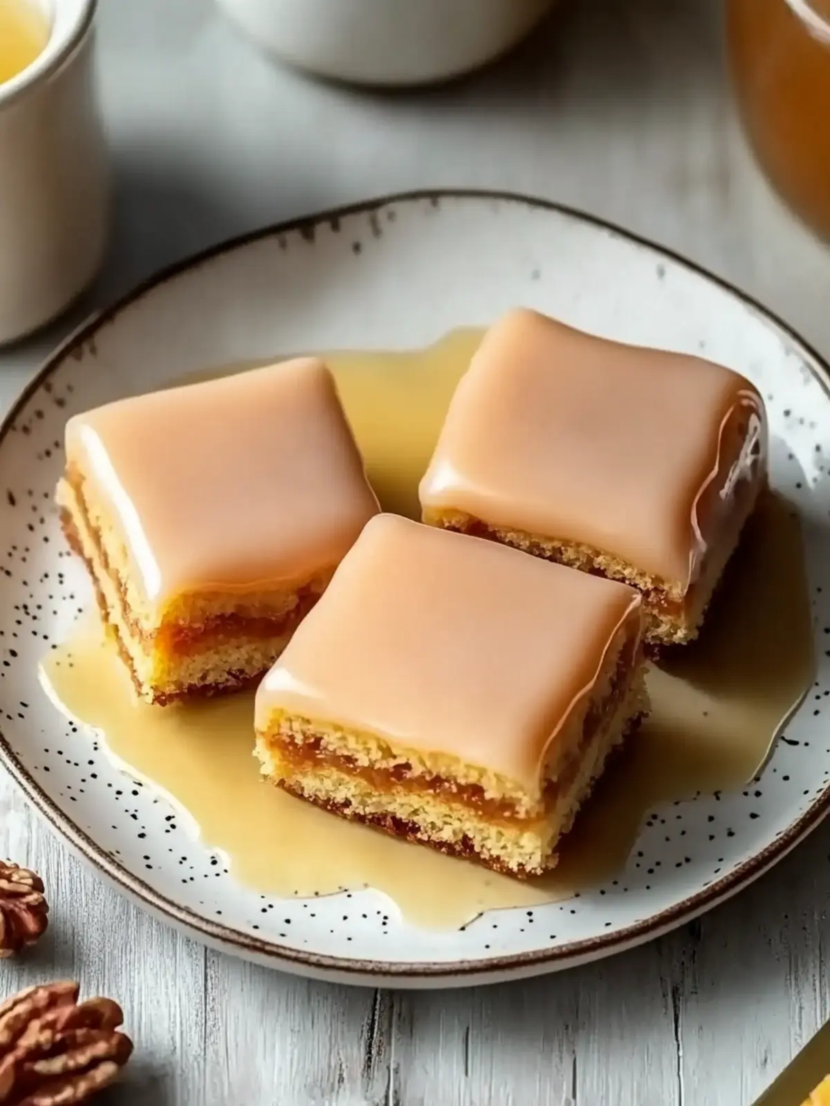 Baked Maple Donut Bars