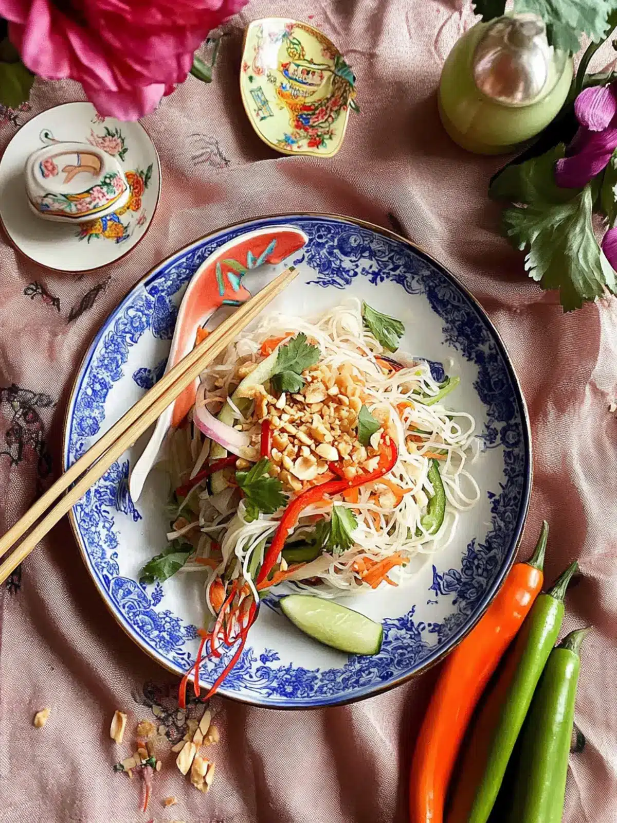 Savory Thai Vermicelli Noodle Salad Your Easy Festive Go-To 4 Thai Vermicelli Noodle Salad
