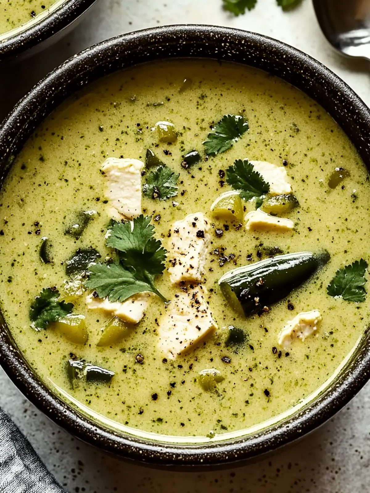 Roasted Poblano Soup