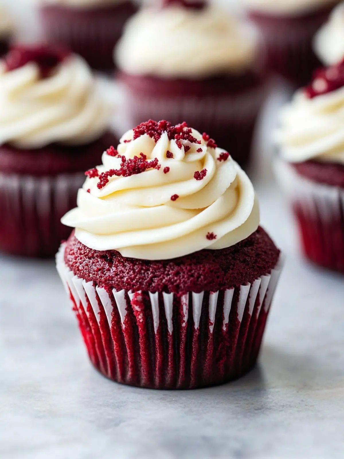 Irresistible Red Velvet Cupcakes with Creamy Frosting Delight 5 Red Velvet Cupcakes