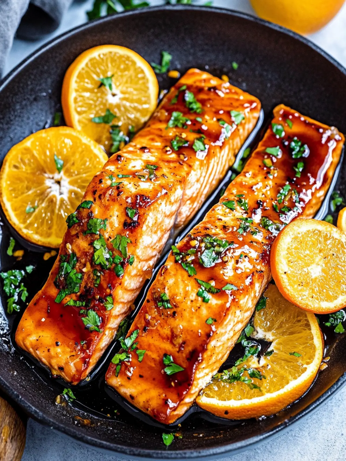 Zesty Orange Glazed Salmon Ready in Just 15 Minutes 2 Orange Glazed Salmon