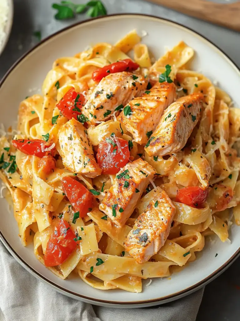 Cajun Salmon Pasta