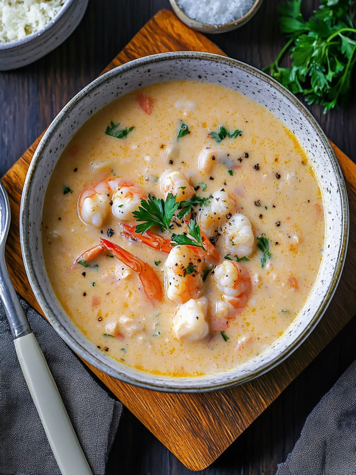 Creamy Crab and Shrimp Seafood Bisque Ready in 30 Minutes 4 Crab and Shrimp Seafood Bisque