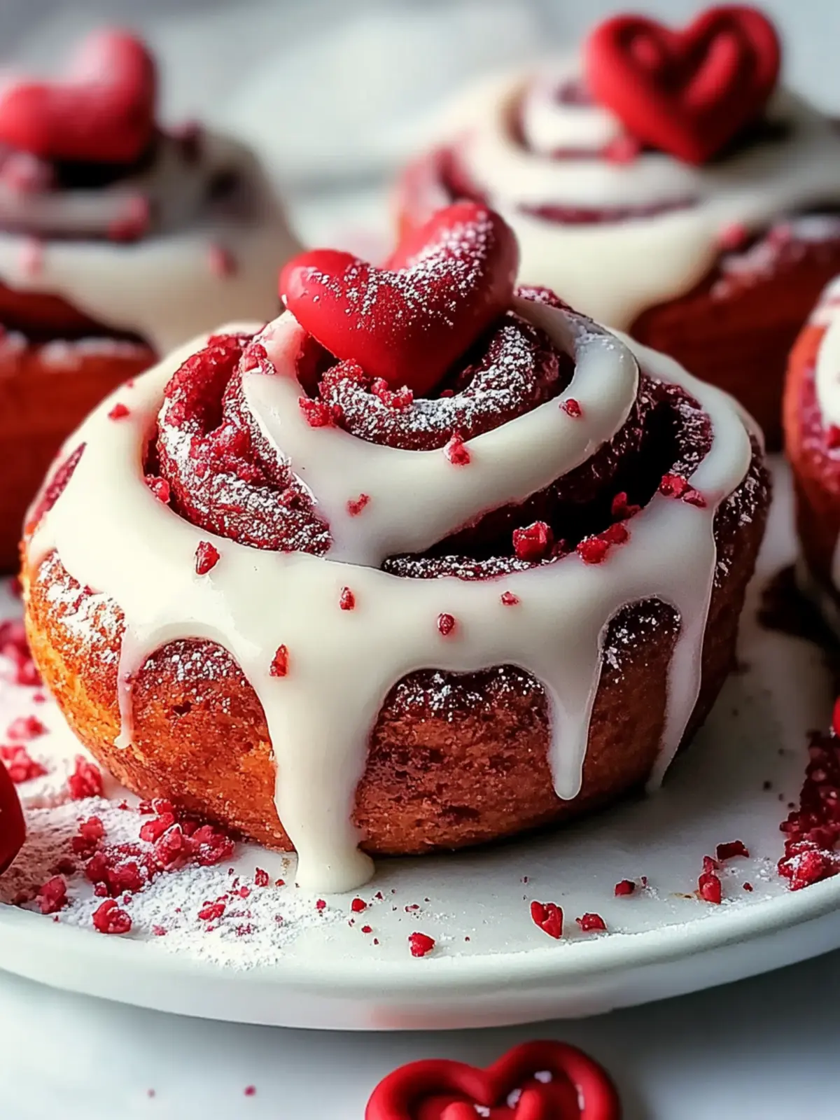 Red Velvet Valentine’s Cinnamon Rolls for a Sweet Surprise 2 Red Velvet Valentine’s Cinnamon Rolls