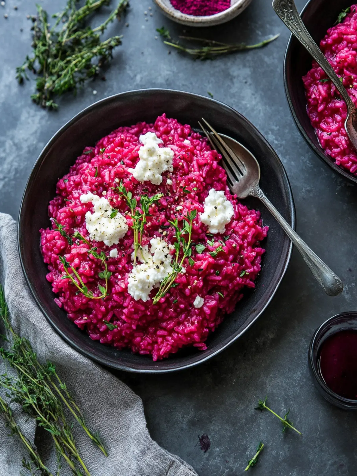 Irresistibly Creamy Beet Risotto with Goat Cheese Delight 4 Beet Risotto with Goat Cheese
