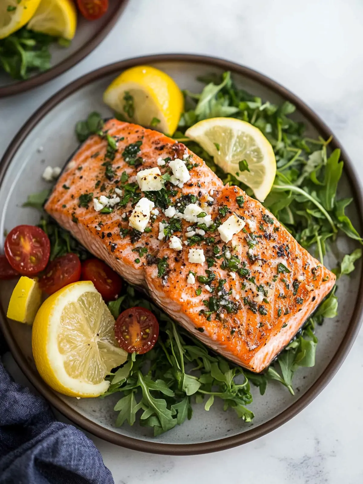 Delicious Greek Salmon: A Fresh Twist for Your Dinner Table 4 Greek Salmon