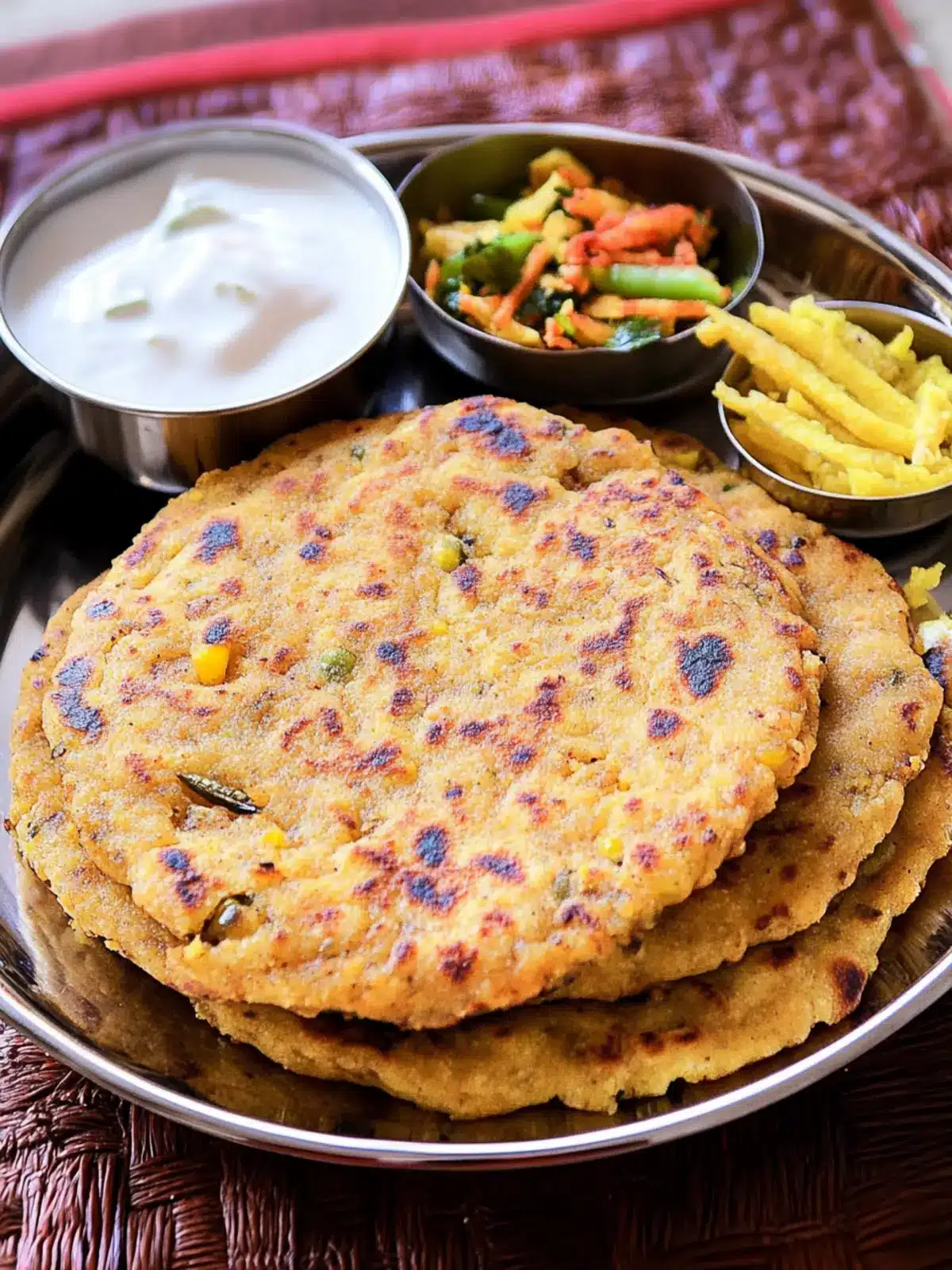 Gajar Mooli Wali Makki ki Roti: Comforting Flatbread Recipe 4 Gajar Mooli Wali Makki ki Roti