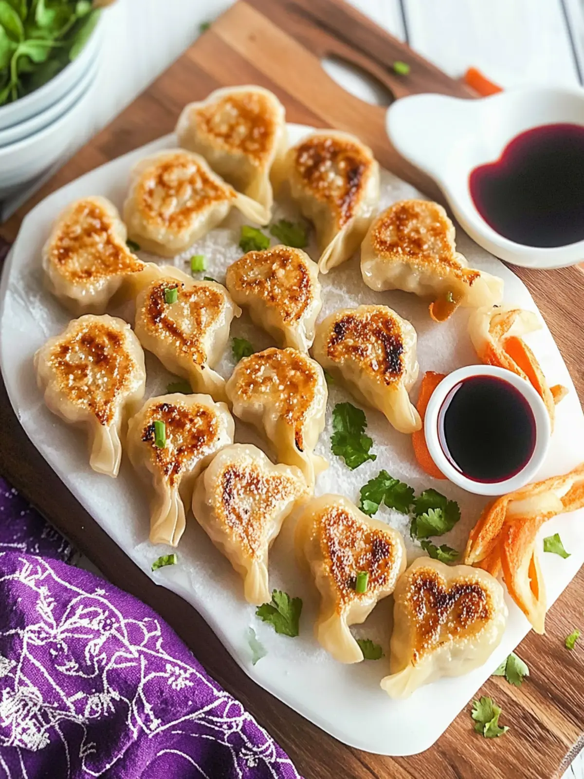 Heart Shaped Pork Potstickers That Will Steal Your Heart 3 Heart Shaped Pork Potstickers
