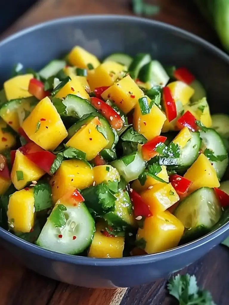 Thai Mango Cucumber Salad
