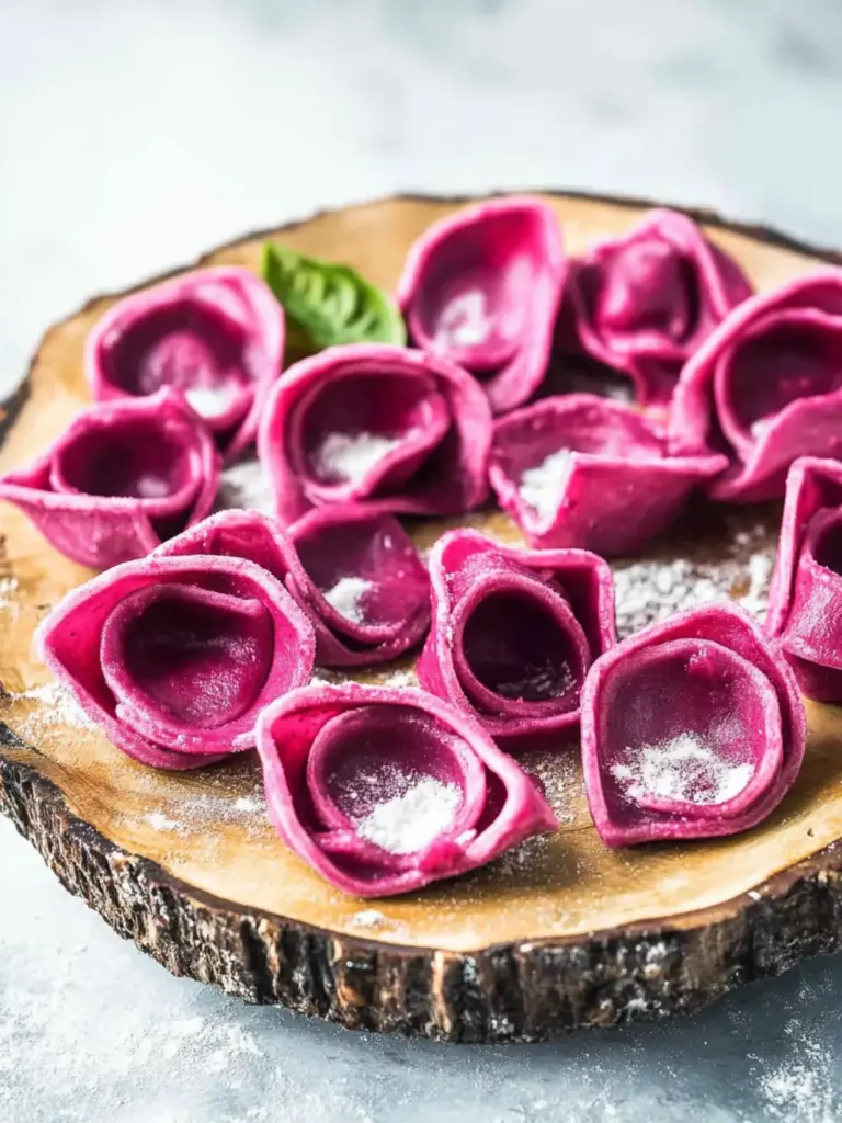 Beet Pasta from scratch