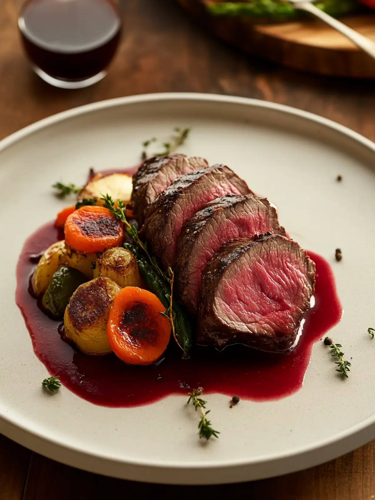 Succulent Beef Tenderloin with Rich Red Wine Sauce Delight 4 Beef Tenderloin with Red Wine Sauce