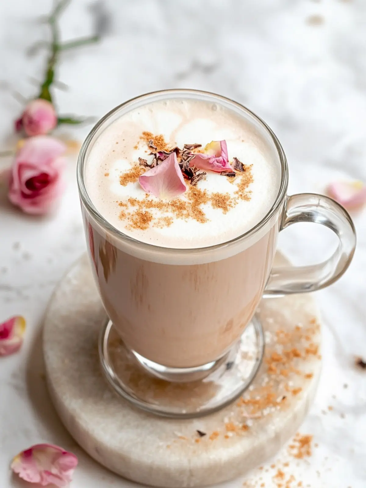 Delight in a Rose Vanilla Latte: Your New Favorite Warm Drink 2 Rose Vanilla Latte