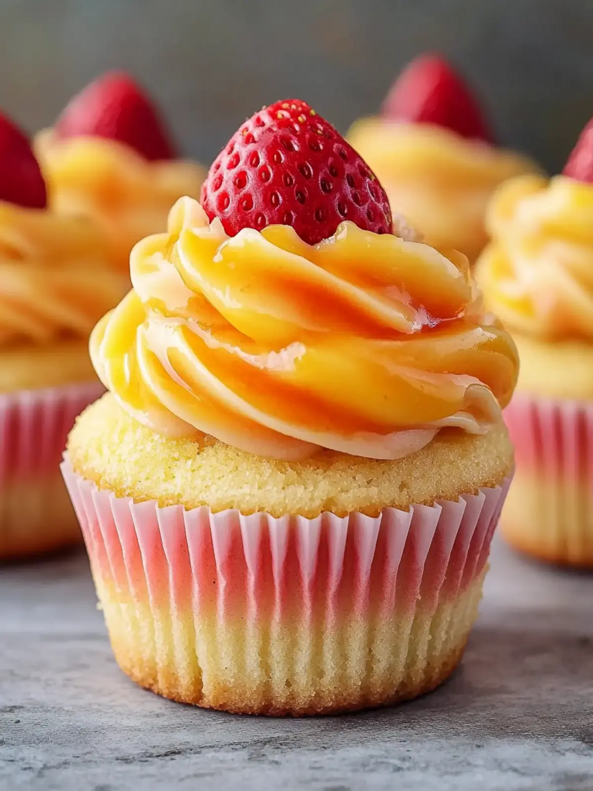 Mango Strawberry Sunset Cupcakes You’ll Adore for Every Occasion 4 Mango Strawberry Sunset Cupcakes