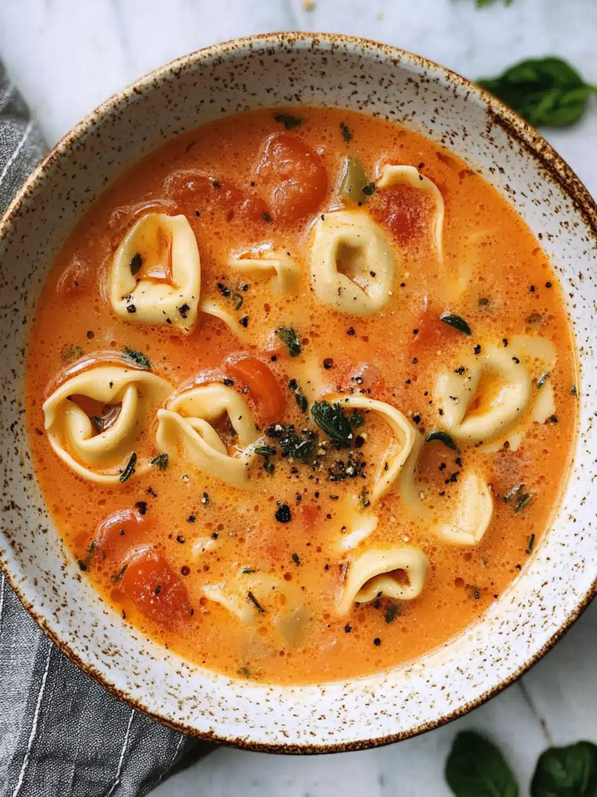 Creamy Tomato Tortellini Soup to Warm Your Soul 4 Tomato Tortellini Soup