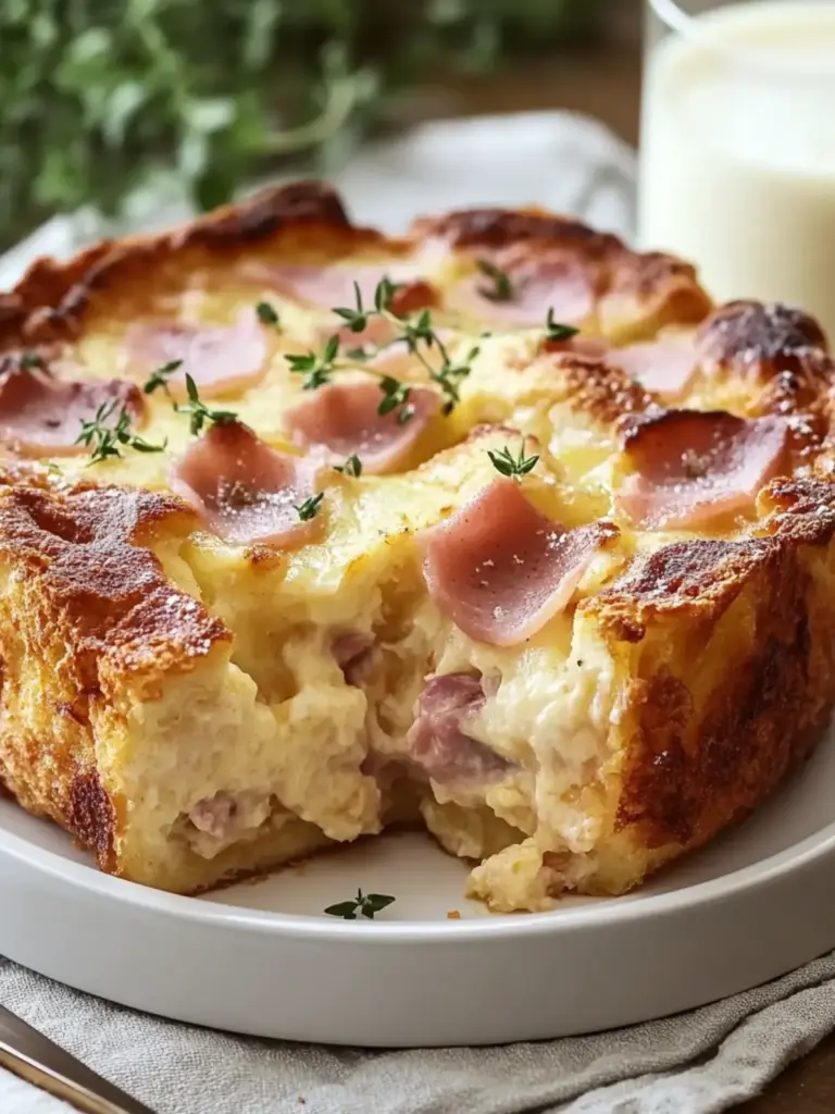 Monte Cristo Breakfast Casserole
