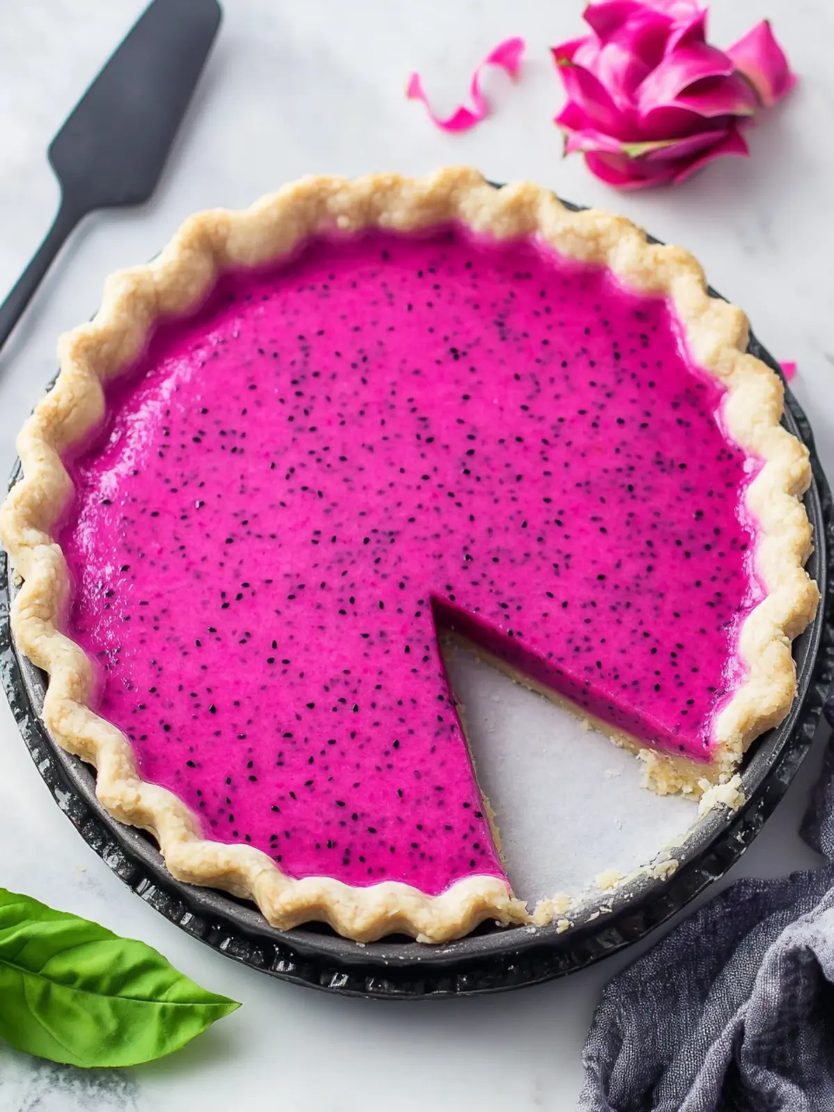 Delicious Dragon Fruit Pie Crust: A Vibrant Vegan Delight 2 Dragon Fruit Pie Crust