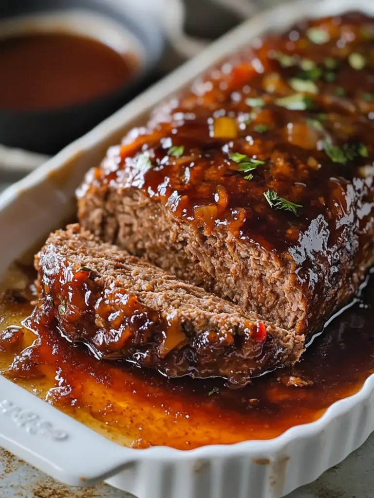 Best Bourbon Glaze Meatloaf