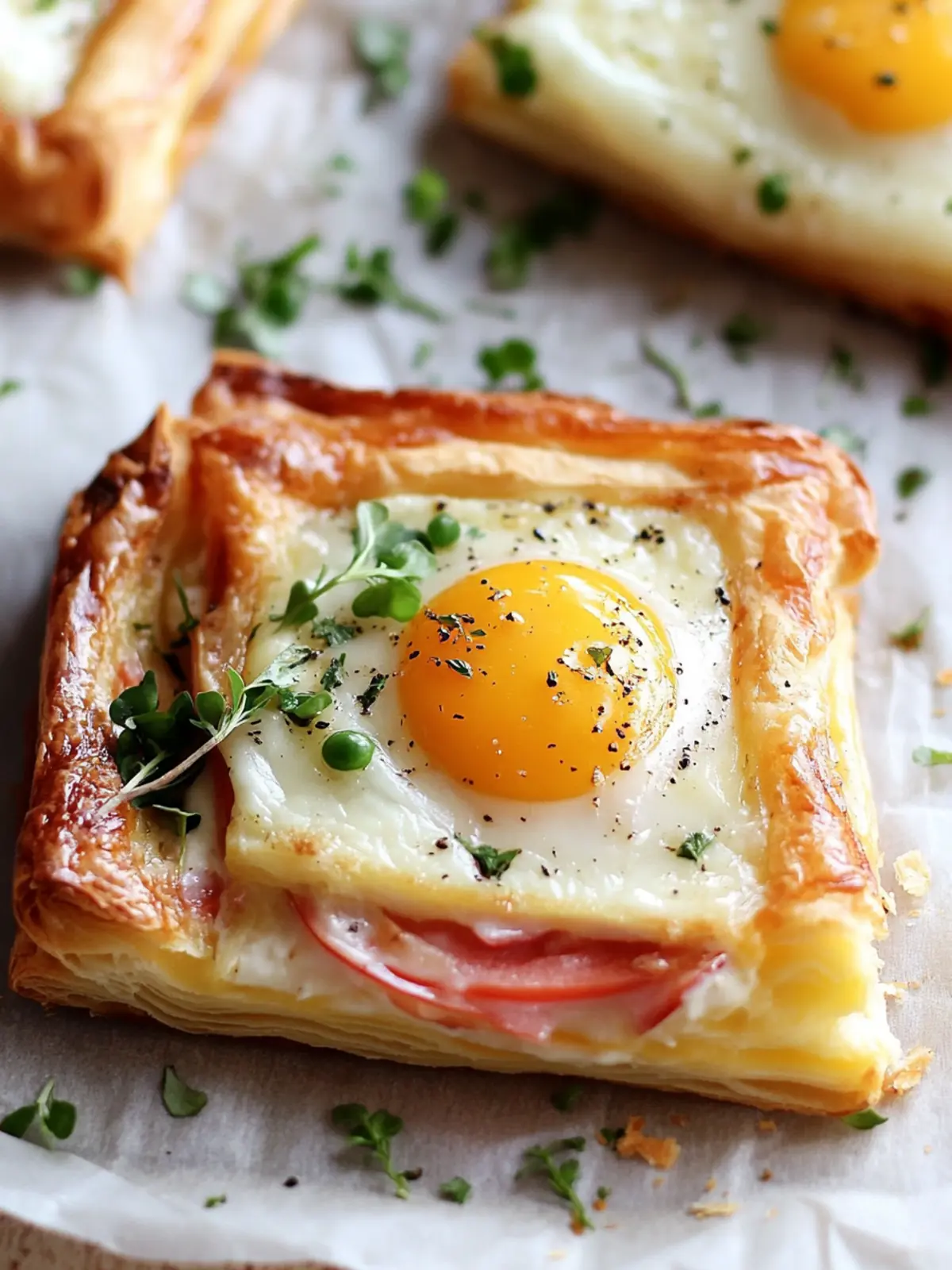 Puff Pastry Croque Madame: A Festive Breakfast Delight 3 Puff Pastry Croque Madame