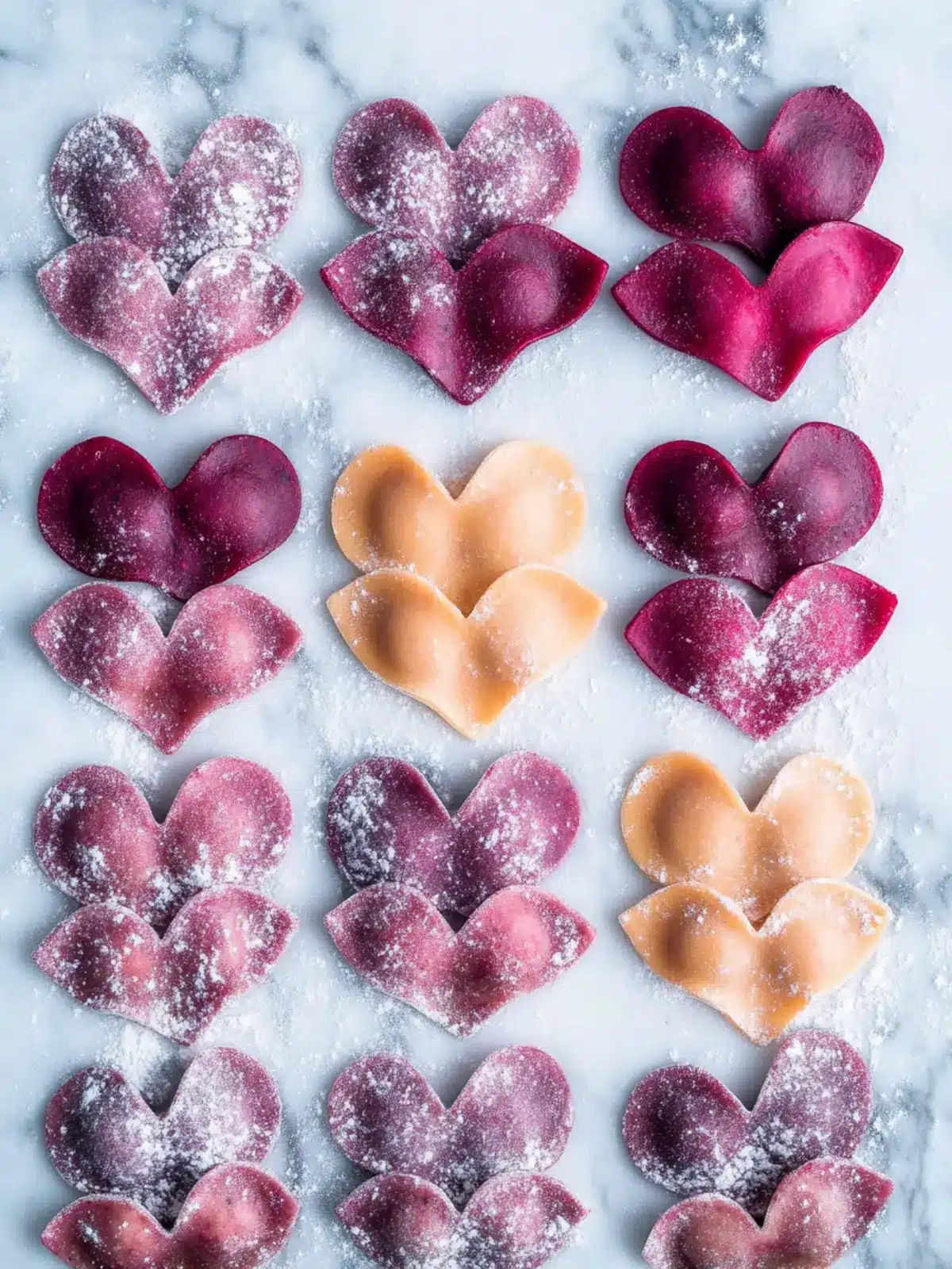 Beet Heart Ravioli