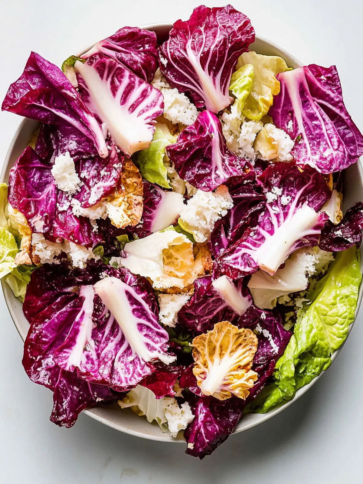 Savory Italian Radicchio Salad with Zesty Olive Dressing 4 Italian Radicchio Salad