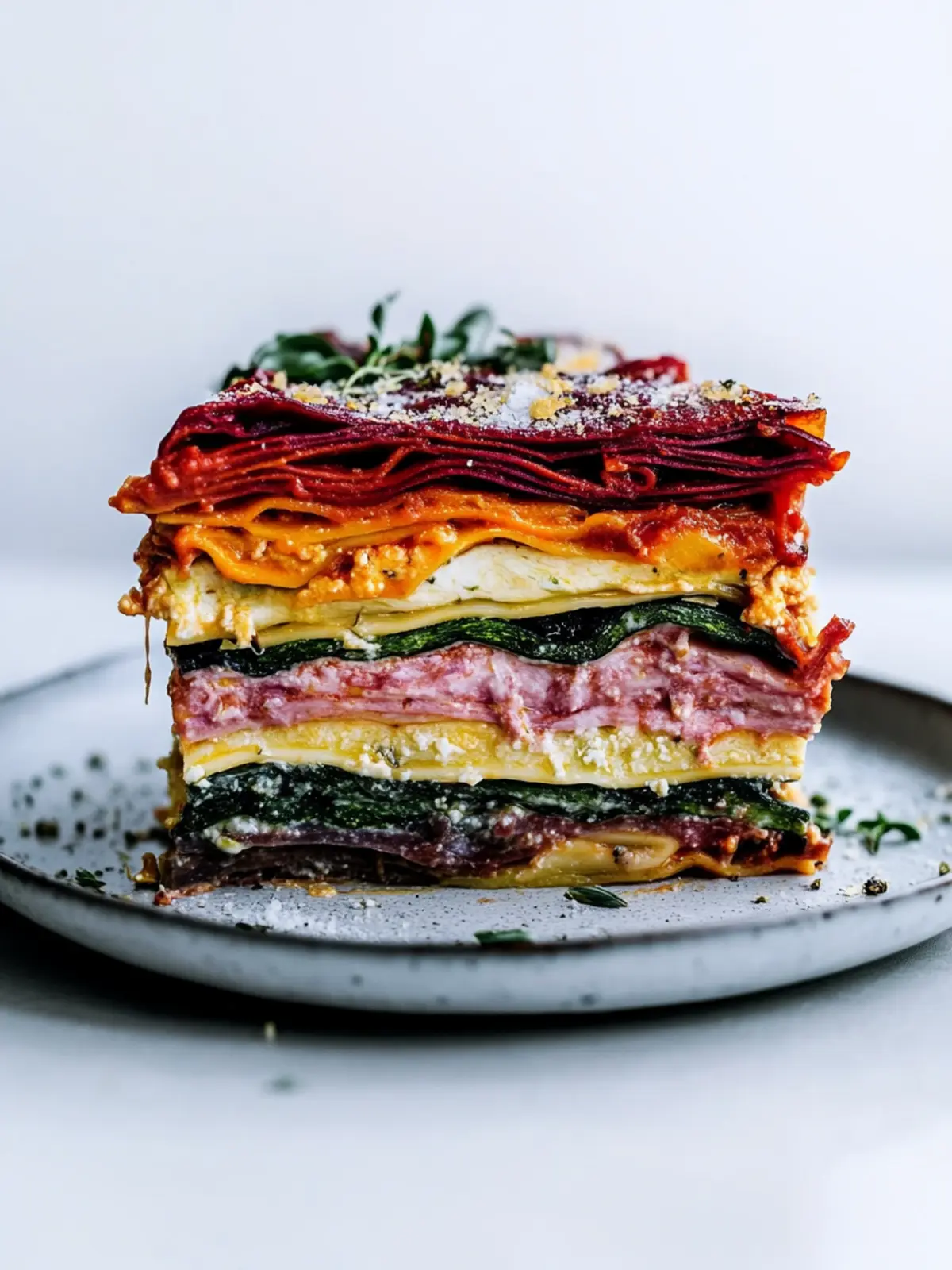 Vegetable Packed ‘Rainbow’ Lasagne: A Colorful Comfort Dish 2 Vegetable Packed ‘Rainbow’ Lasagne