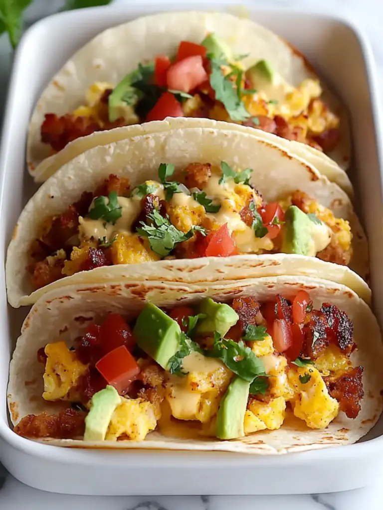 Baked Breakfast Tacos
