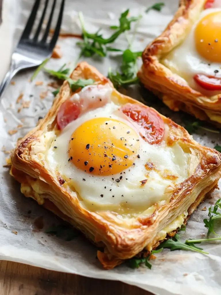 Puff Pastry Croque Madame