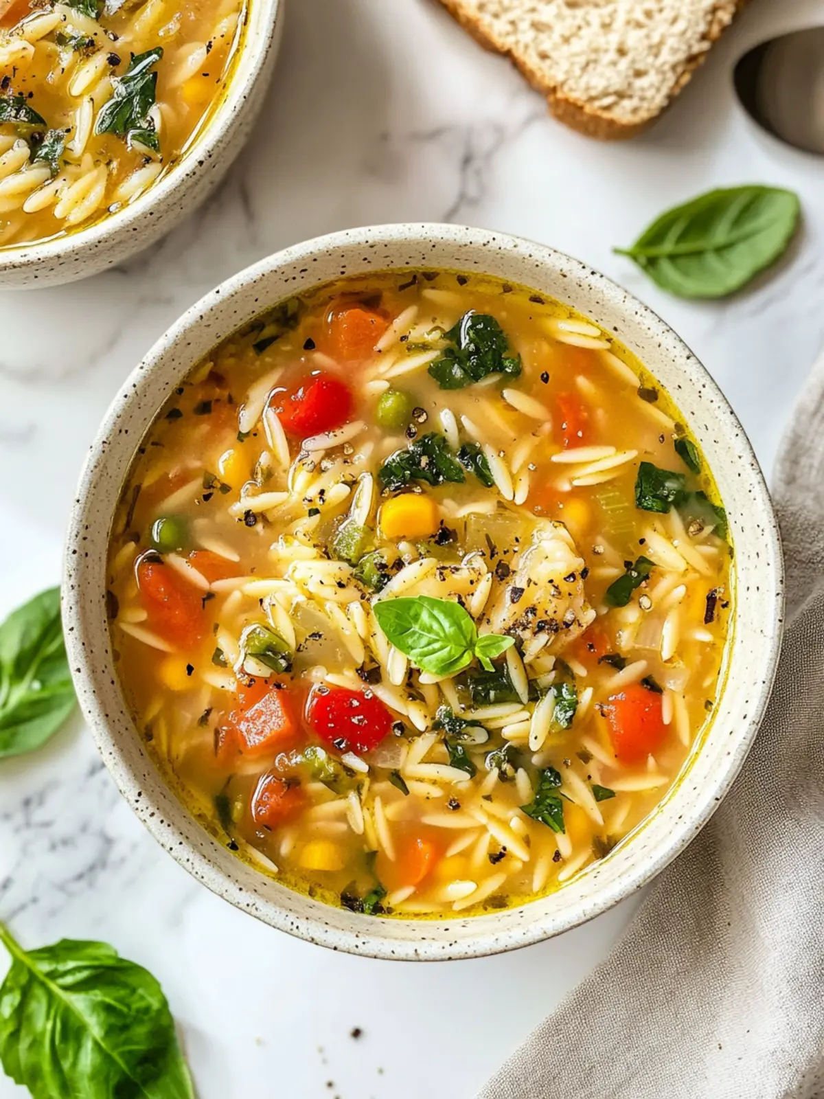 Cozy Up with Mediterranean Orzo Soup: A Flavorful Delight 2 Mediterranean Orzo Soup