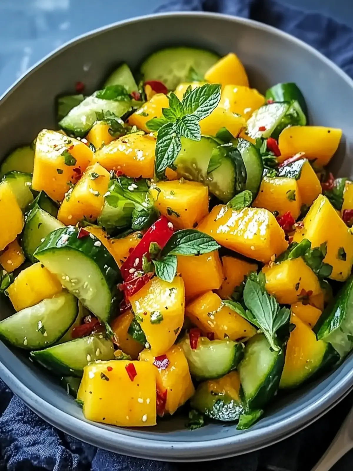 Thai Mango Cucumber Salad: A Refreshing Vegan Escape 4 Thai Mango Cucumber Salad