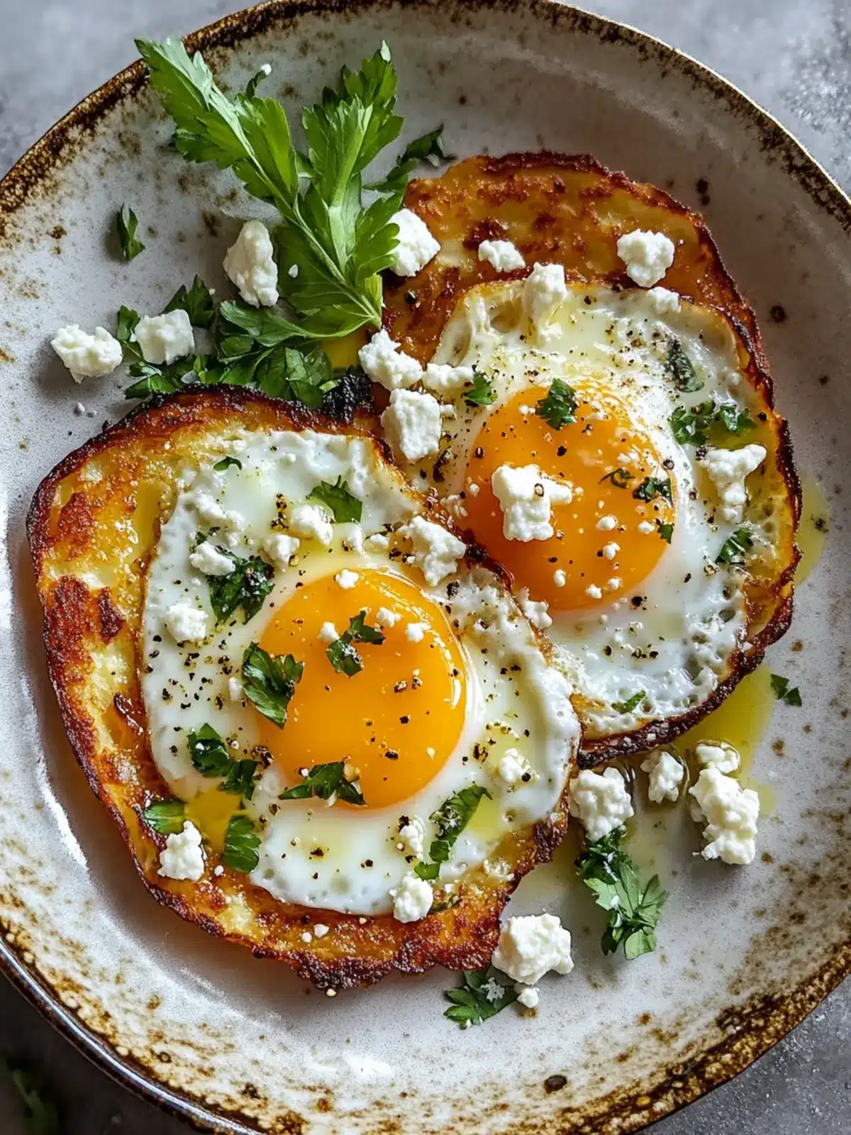 Crispy Feta Fried Eggs: Your New Favorite Breakfast Treat 2 Crispy Feta Fried Eggs